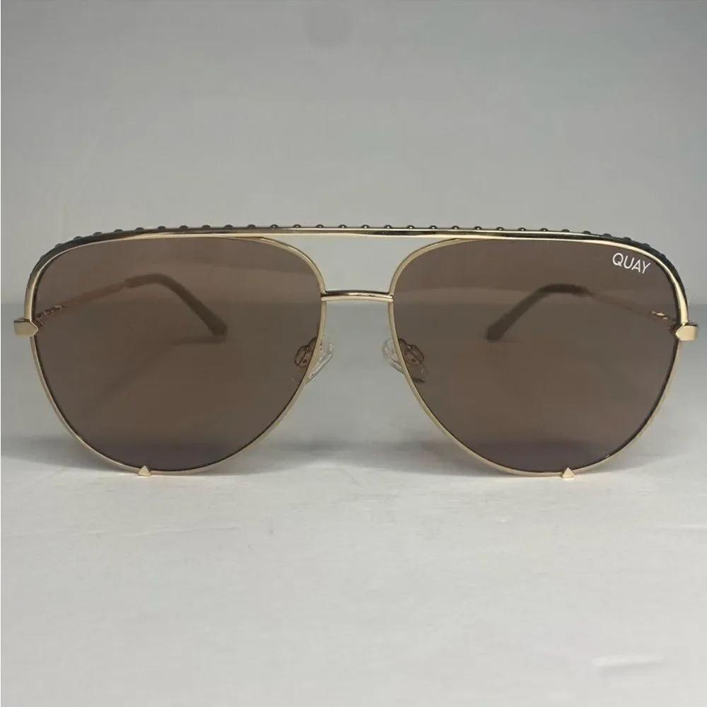 NWT Quay Australia High Key Rivet Sunglasses